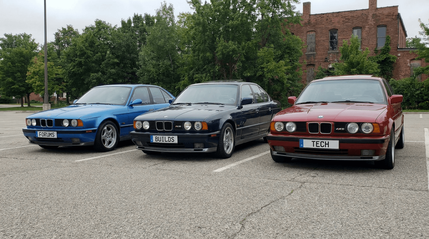 BMW E34 live background
