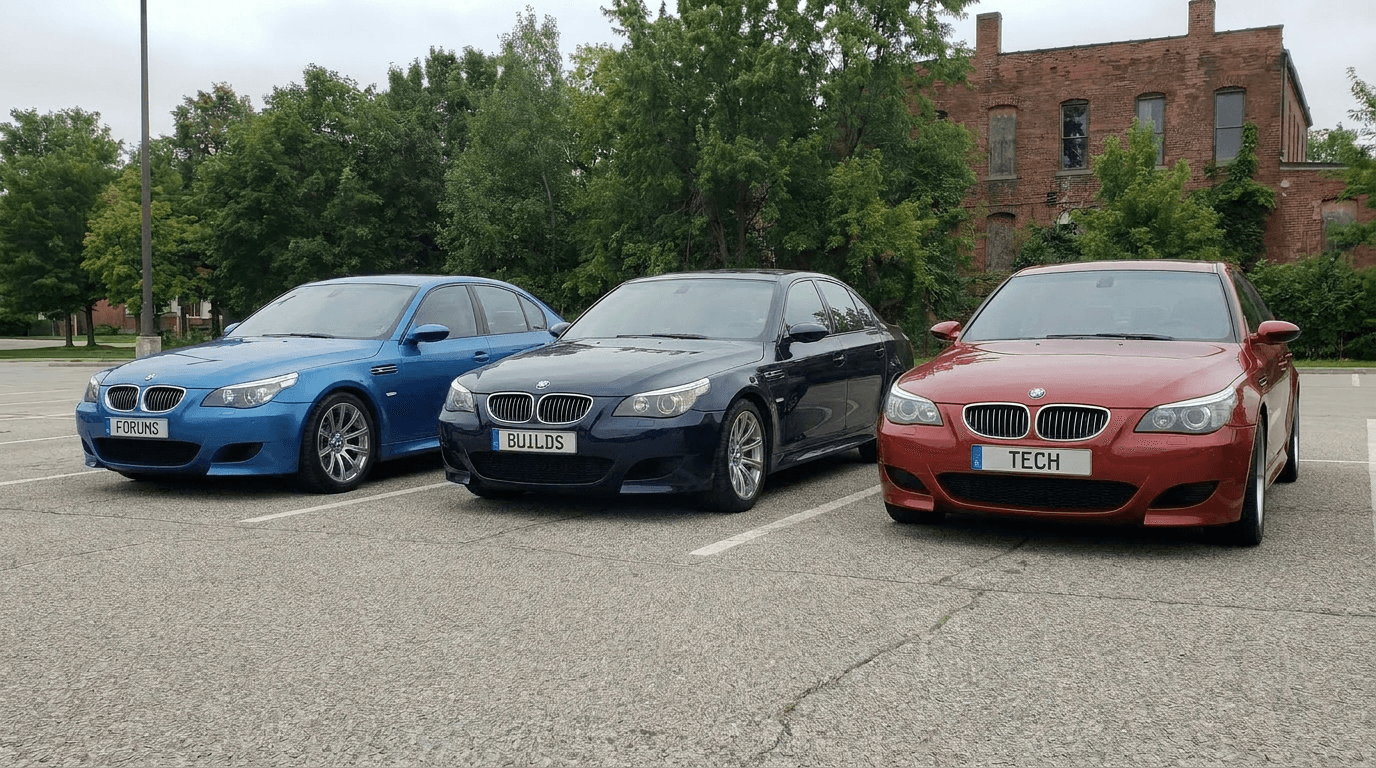 BMW E60 live background